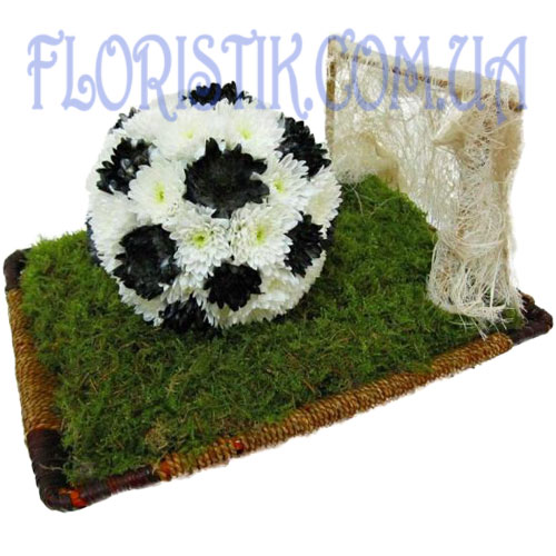 Football field of flowers. Buy Football field of flowers in the online store Floristik