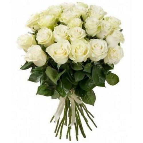 35 white roses . Buy 35 white roses  in the online store Floristik