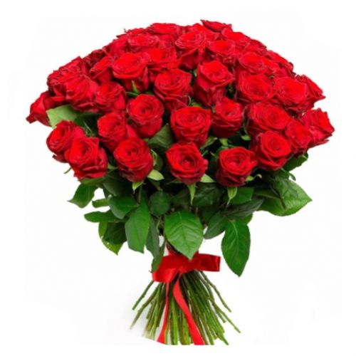 51 Red roses. Buy 51 Red roses in the online store Floristik