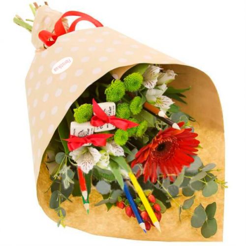 School bouquet. Buy School bouquet in the online store Floristik