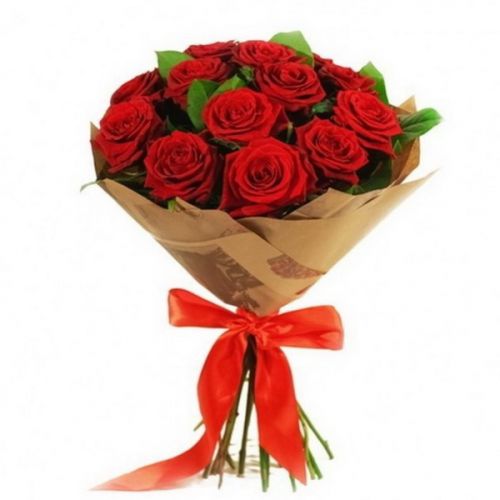 11 red roses. Buy 11 red roses in the online store Floristik