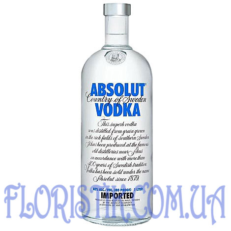 Vodka Absolut, 1 l. Buy Vodka Absolut, 1 l in the online store Floristik