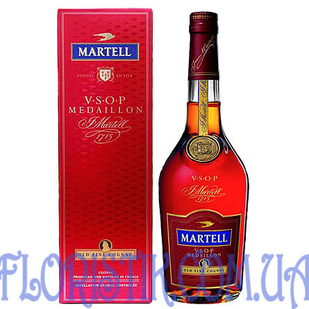Cognac Martell VSOP, 0.7 l. Buy Cognac Martell VSOP, 0.7 l in the online store Floristik