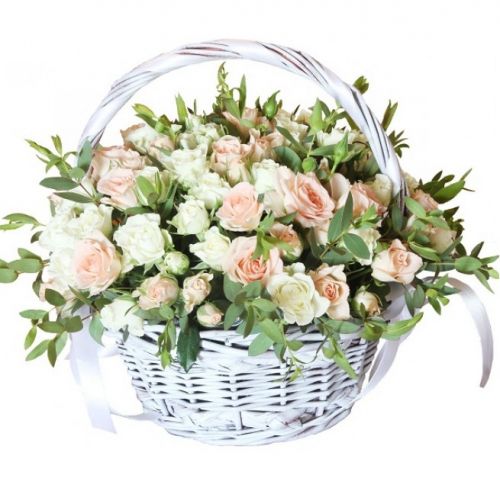 A basket of flowers. Buy A basket of flowers in the online store Floristik