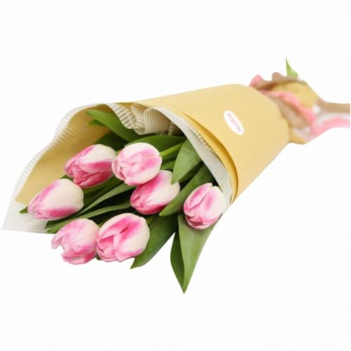 A bouquet of tulips 7. Buy A bouquet of tulips 7 in the online store Floristik