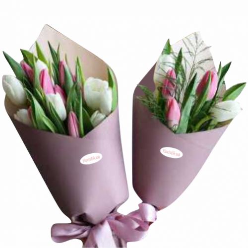 9 tulips. Buy 9 tulips in the online store Floristik