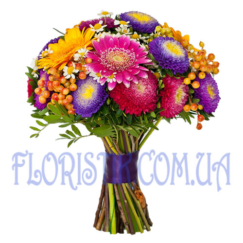 Bouquet Semitsvetik ― Floristik — flower delivery all over Ukraine