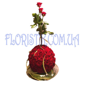 Bowl of roses ― Floristik — flower delivery all over Ukraine