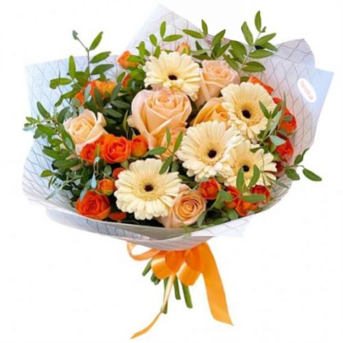 Bouquet Ruby ― Floristik — flower delivery all over Ukraine