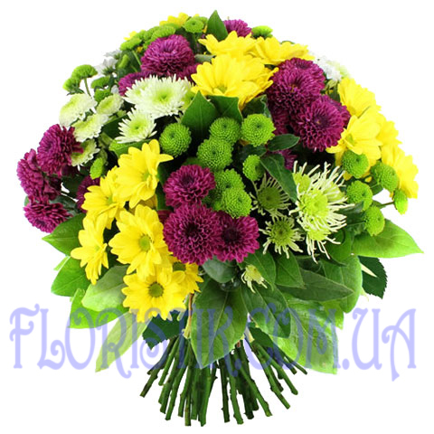Bouquet of autumn color ― Floristik — flower delivery all over Ukraine