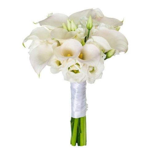 Wedding bouquet of callas ― Floristik — flower delivery all over Ukraine