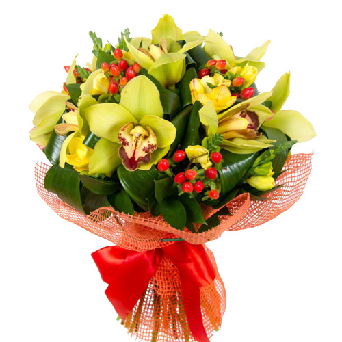 Bouquet Lemon ― Floristik — flower delivery all over Ukraine