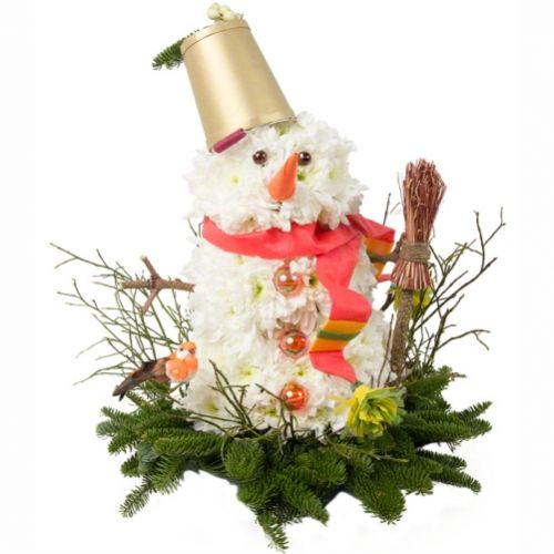 Snowman ― Floristik — flower delivery all over Ukraine