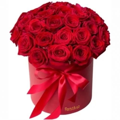 Cylinder roses ― Floristik — flower delivery all over Ukraine