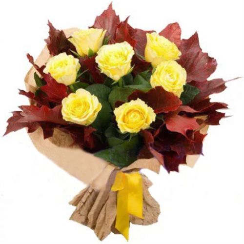 Autumn rose ― Floristik — flower delivery all over Ukraine