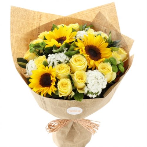 A bouquet of taste of summer ― Floristik — flower delivery all over Ukraine