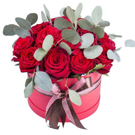 Box of roses Nancy ― Floristik — flower delivery all over Ukraine