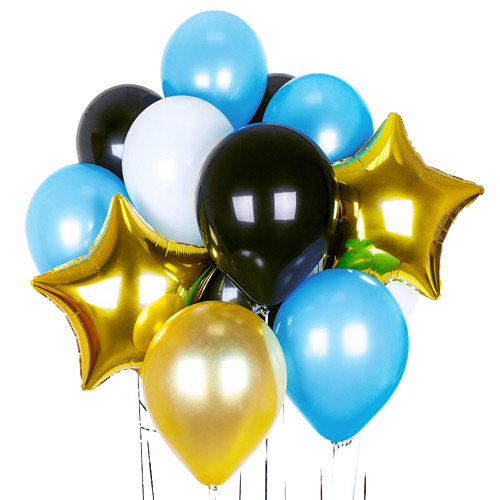 Set of 11 latex and foil balloons ― Floristik — flower delivery all over Ukraine