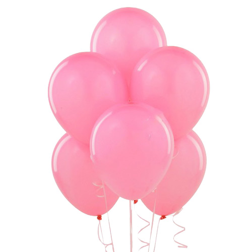Helium balls (pink) ― Floristik — flower delivery all over Ukraine