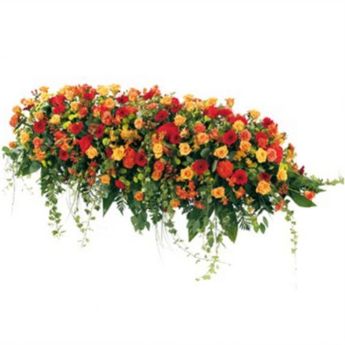 Arrangement of gerberas and roses. Buy Arrangement of gerberas and roses in the online store Floristik