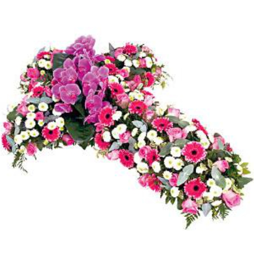 Cross of roses and phalaenopsis. Buy Cross of roses and phalaenopsis in the online store Floristik