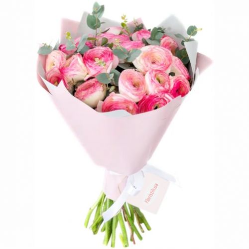 A bouquet of 15 Ranuncles ― Floristik — flower delivery all over Ukraine