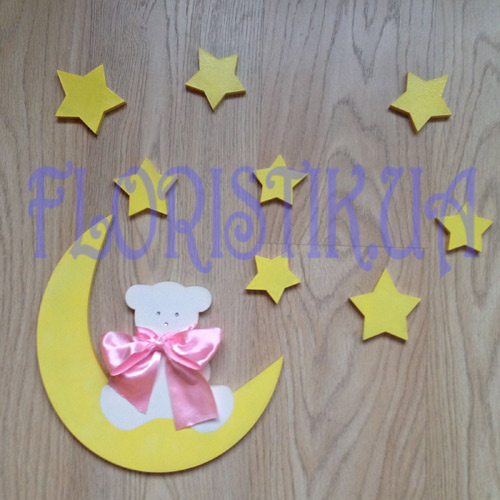 Moon and stars for children&#039;s decor ― Floristik — flower delivery all over Ukraine