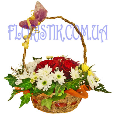 Flower Basket Holiday. Buy Flower Basket Holiday in the online store Floristik