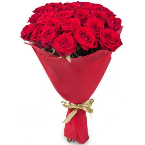 23 red roses. Buy 23 red roses in the online store Floristik