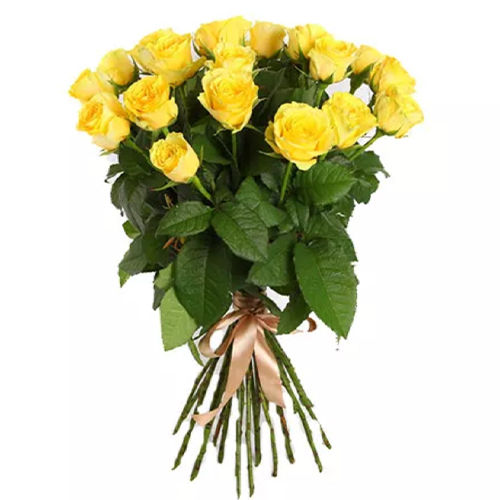 17 yellow roses. Buy 17 yellow roses in the online store Floristik