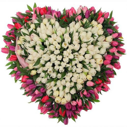 Heart of Tulips. Buy Heart of Tulips in the online store Floristik