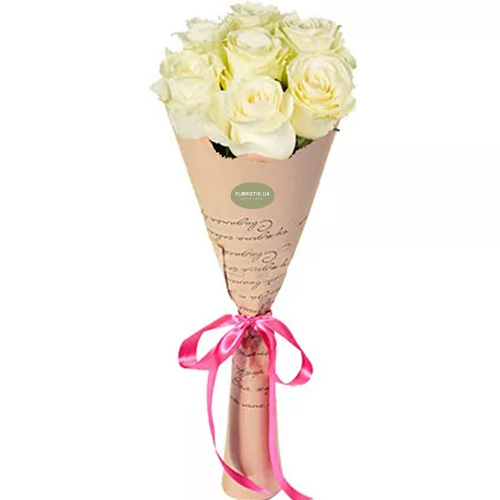 15 pink and red roses. Buy 15 pink and red roses in the online store Floristik