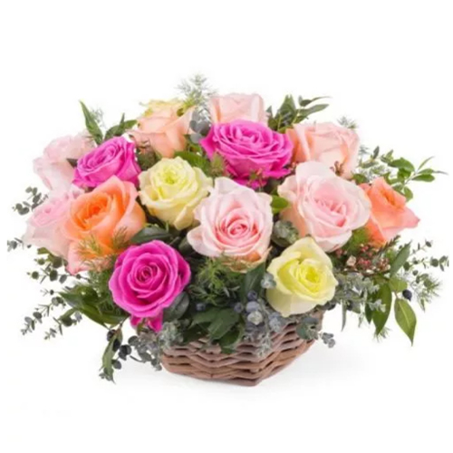 Basket of Happiness. Buy Basket of Happiness in the online store Floristik