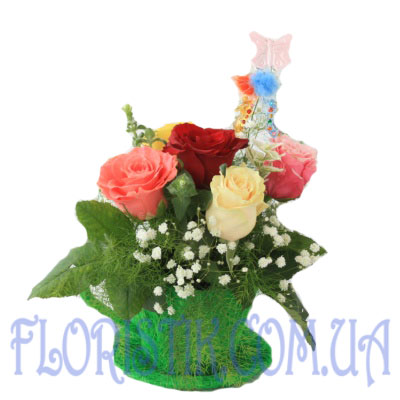 Merry cup ― Floristik — flower delivery all over Ukraine