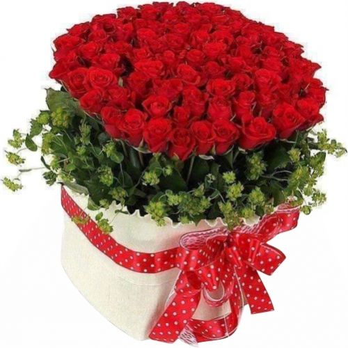 Premium Roses in a basket ― Floristik — flower delivery all over Ukraine