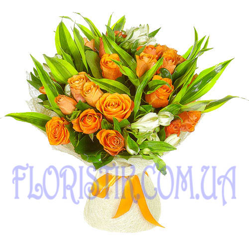 Bouquet to meet the sun ― Floristik — flower delivery all over Ukraine