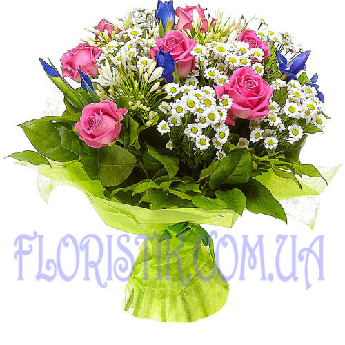 Bouquet summer wind ― Floristik — flower delivery all over Ukraine