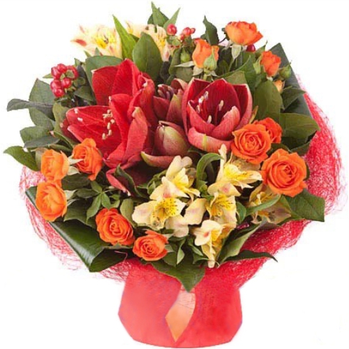 Bouquet hot nights ― Floristik — flower delivery all over Ukraine