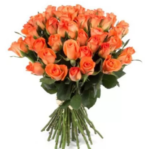 Bouquet of orange roses ― Floristik — flower delivery all over Ukraine