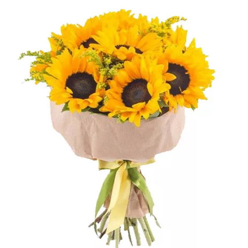 Bouquet of sunflowers ― Floristik — flower delivery all over Ukraine