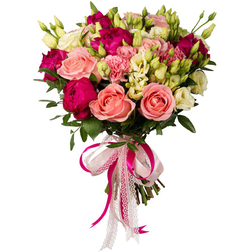 Cascade bouquet of orchids ― Floristik — flower delivery all over Ukraine