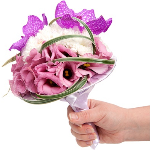 Bouquet of Aust and Wanda ― Floristik — flower delivery all over Ukraine