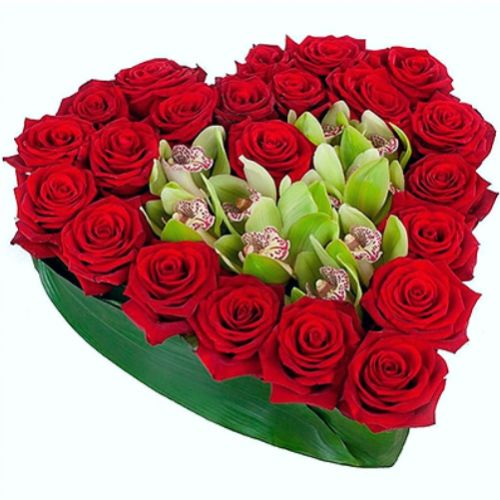 Marvellous heart ― Floristik — flower delivery all over Ukraine