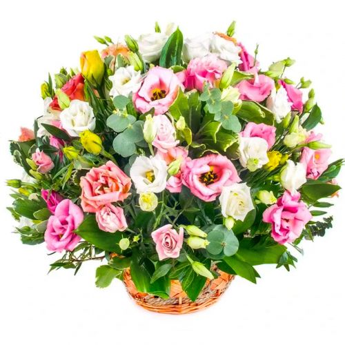 Flower basket for ladies ― Floristik — flower delivery all over Ukraine