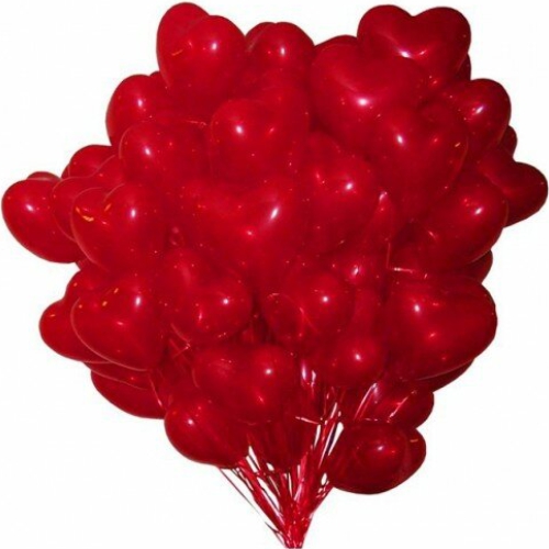 51 Helium Balloon (heart) ― Floristik — flower delivery all over Ukraine