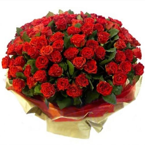 Bouquet of 101 roses ― Floristik — flower delivery all over Ukraine