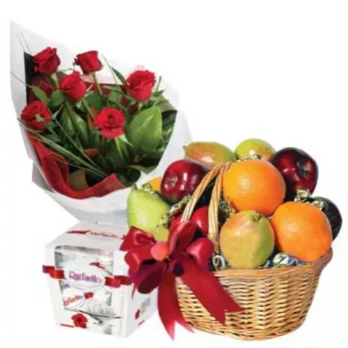 Festive set with fruit №1 ― Floristik — flower delivery all over Ukraine