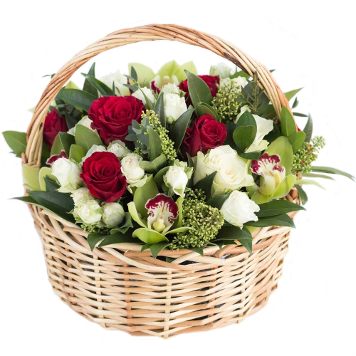 As a gift basket ― Floristik — flower delivery all over Ukraine