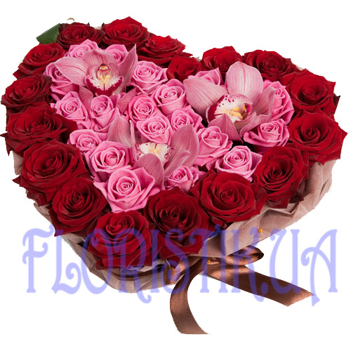 Velvet heart ― Floristik — flower delivery all over Ukraine