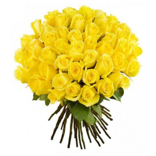 Yellow roses Dutch ― Floristik — flower delivery all over Ukraine